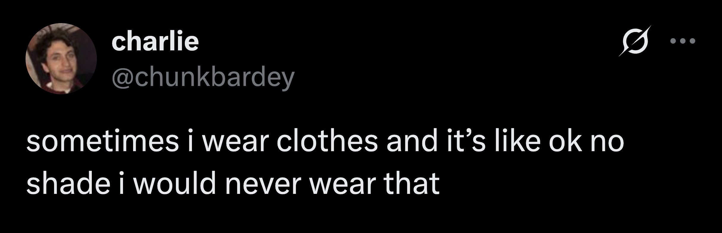 Sometimes we're our own worst enemy